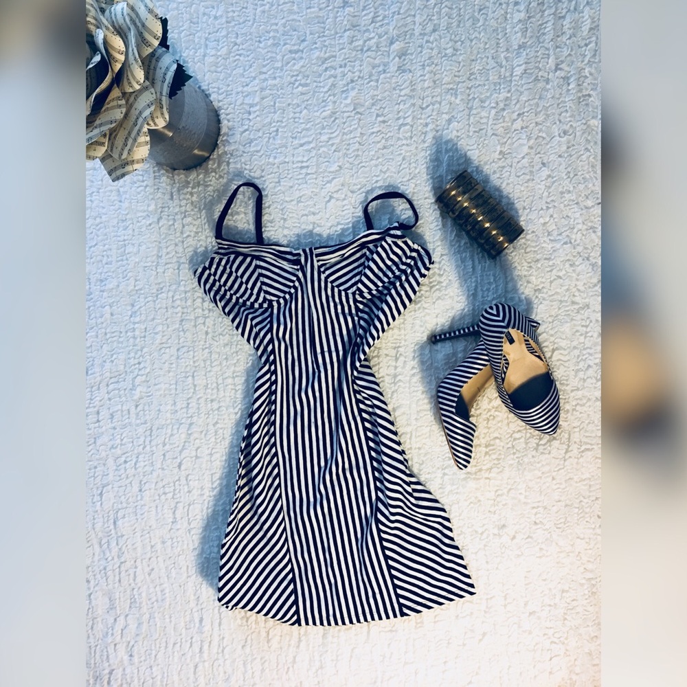 NWOT Striped Mini Dress - Forever XXI Size L